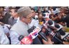 NC leader Omar Abdullah speaking to reporters on Tuesday. -Excelsior/Firdous