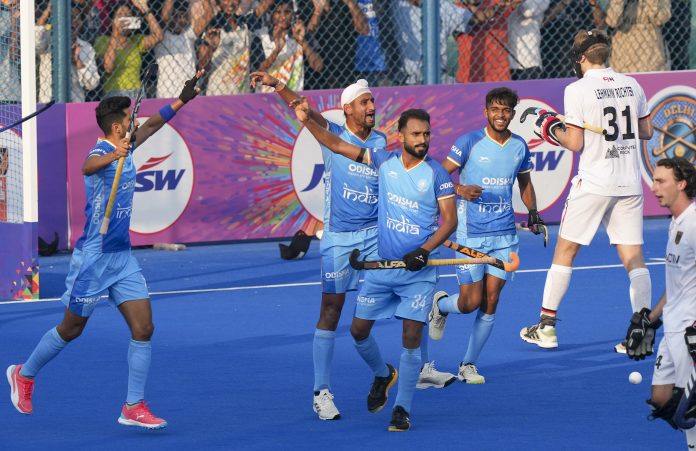 Indian hockey team beats world champions Germany 5-3 in 2nd Test, but loses series in shoot-out