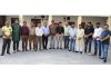 Members of Mata Rudra Ganga Trust posing for a group photograph at Jammu on Monday.