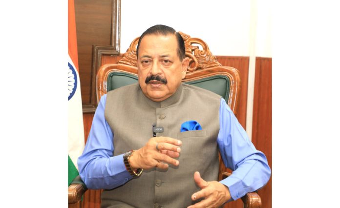 Union Minister Dr. Jitendra Singh in an exclusive interview with a National News House at New Delhi.