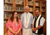 MLA Vikram Randhawa meeting with LG Manoj Sinha at Raj Bhawan, Srinagar.