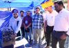 Students showing stalls during District-Level Kala Utsav in Kargil.