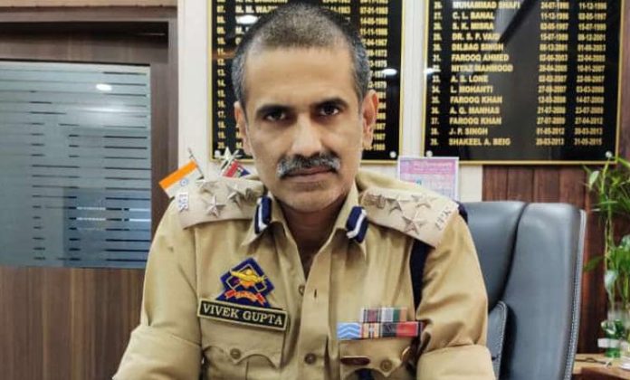 Vivek Gupta Gets Addl Charge of IG Traffic J&K