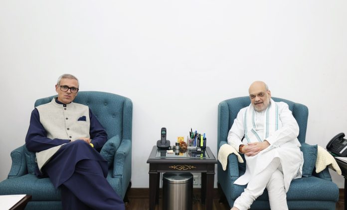 CM Omar Abdullah Meets Union Home Minister Amit Shah, Discusses Statehood Issue