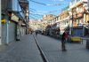 A view of complete bandh in Leh on Wednesday.