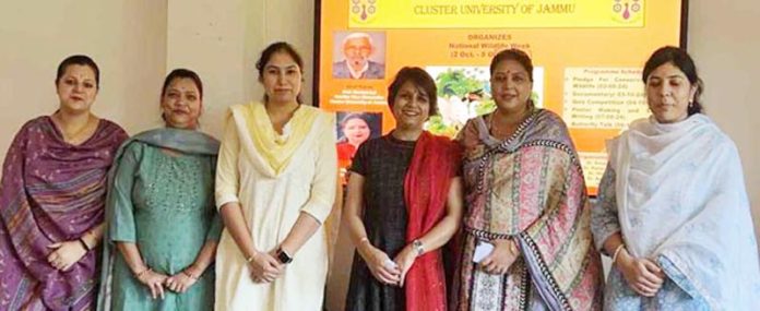 Staff of Deptt. of Zoology posing for a group photograph.