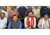 BJP leaders at a press conference at Jammu on Tuesday. —Excelsior/Rakesh