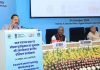 Union Minister Dr. Jitendra Singh speaking during the launch of the Weather Forecast Facility for Gram Panchayats across India at Vigyan Bhawan, New Delhi on Thursday.