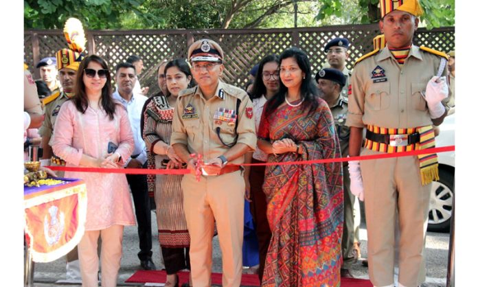 ADGP Jammu inaugurating Diwali Mela.