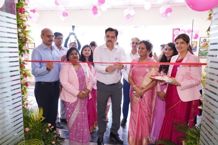 Tarun Bajaj, Executive Director, Powergrid, inaugurating first Pink Sub-station in Chandigarh on Friday.