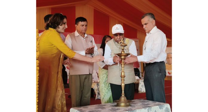 Pr Secy Culture inaugurating Basohli Utsav on Thursday.