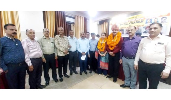 Members of Lions Club Udhampur during installation ceremony.