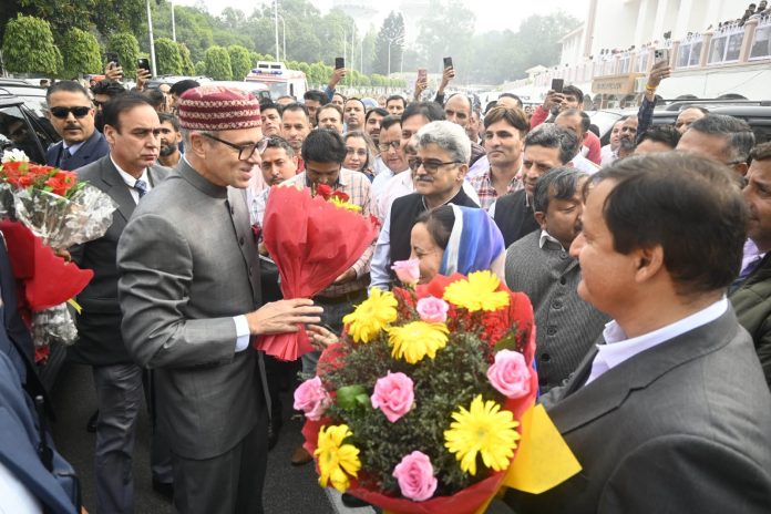 CM Omar Abdullah Assumes Office In Jammu, Reviews Construction Of New Assembly Complex