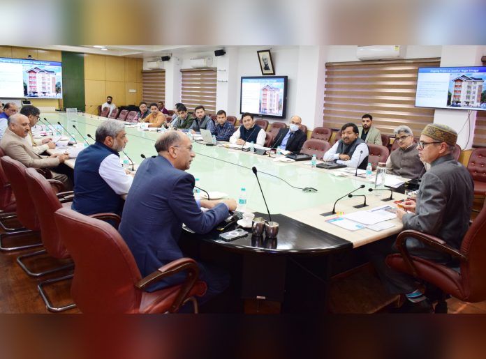 CM Omar Abdullah Chairs Meeting To Review Functioning Of Estates Department