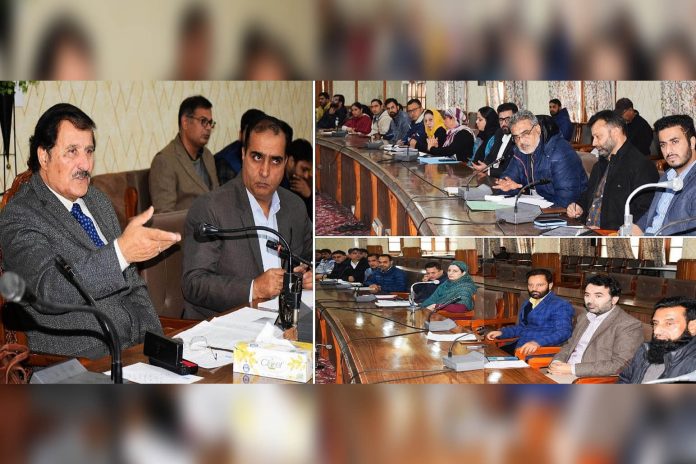 Mubarak Gul Chairs Review Meeting To Address Public Concerns In Eidgah Constituency