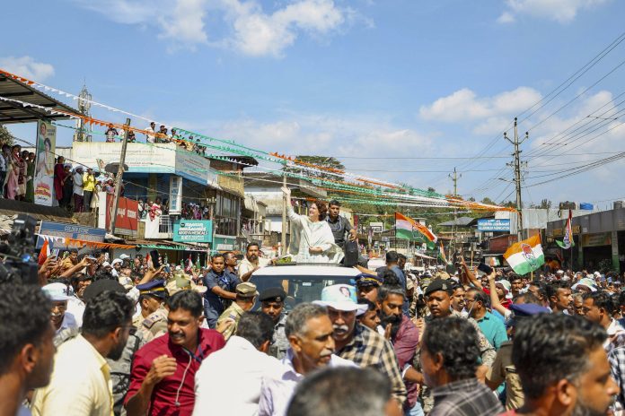 Priyanka Gandhi on final leg of campaign in Wayanad