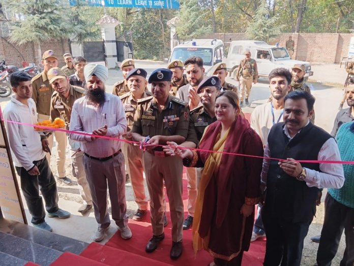 SSP Kishtwar, Abdul Qayum inaugurating a photo exhibition at GDC Kishtwar on Sunday.