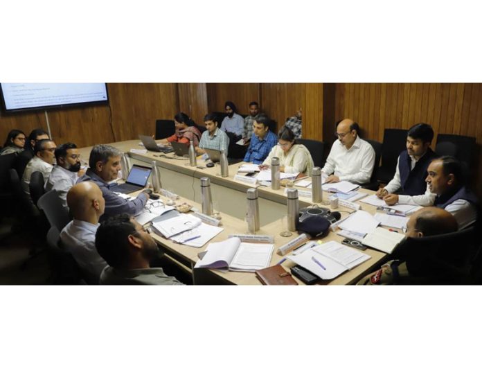 Div Com chairing Board meeting of Jammu Smart City Ltd.