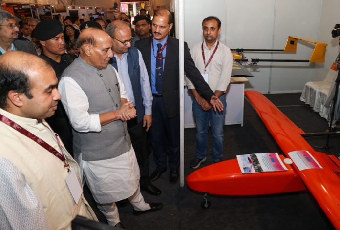 Defence Minister Rajnath Singh at IIT Kanpur on Saturday.