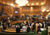 Members paying tribute in the Legislative Assembly on Tuesday. -Excelsior/Shakeel