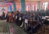 School children participating in a quiz competition organized by BVP at Jammu.