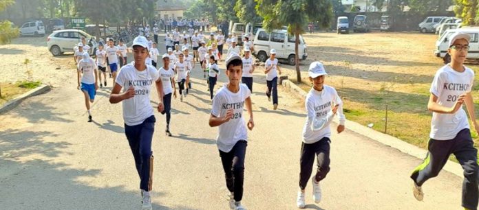 Participants in action during annual marathon, 'KCITHON' 2024.