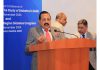 Union Minister Dr. Jitendra Singh addressing the World Diabetes Day 2024 programme at Yashobhoomi, Dwarka, New Delhi on Thursday.