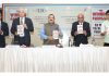 Union Minister Dr Jitendra Singh, flanked by Justice Manmohan and President India International Centre Shyam Saran, releasing the book “The Winning Formula” at the Indian International Centre, New Delhi on Thursday.