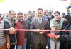 DDC Shopian Mohammad Shahid Saleem Dar along with others inaugurating Kisan Mela at Old Fruit Mandi.