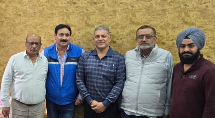 Newly elected office bearers of Association of Industries, Gangyal, Jammu.