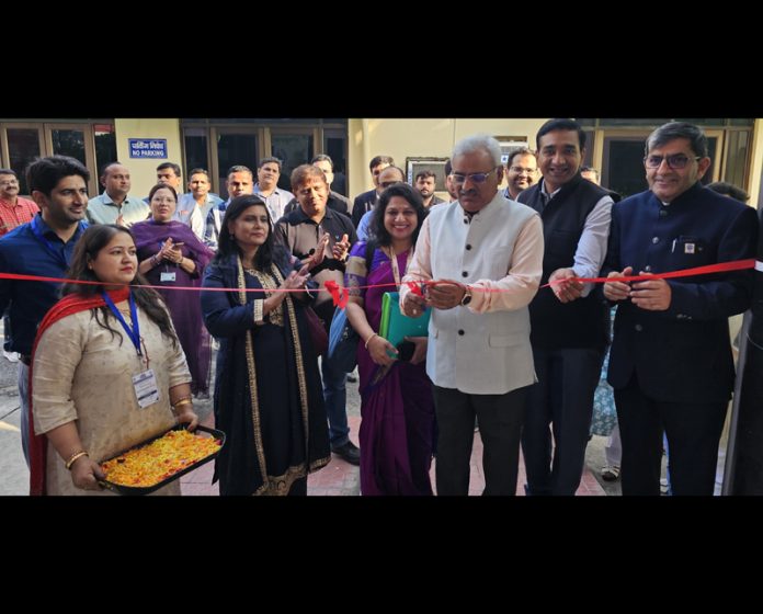 Director, CSIR-CIMAP Lucknow and others inaugurating Ayurveda medical camp at Jammu on Wednesday.