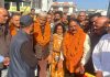 Sham Lal Sharma, MLA Jammu North inaugurating work of lanes and drains in Janipura on Thursday.