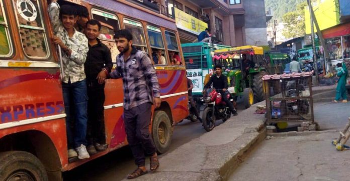 A view of Chenani Bus Stand. - Excelsior/K Kumar