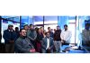 Officials of Hyundai Motor India Foundation during the launch of a new telemedicine centre at Leh.