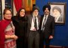 Lord Dr Indarjit Singh with his family members.