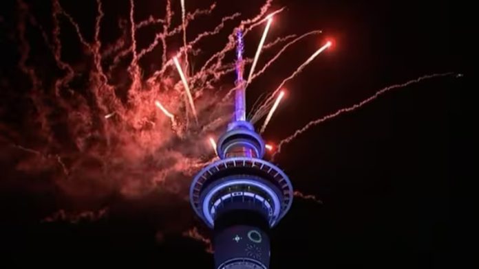 New Zealand's Auckland first major city to welcome 2025 with fireworks, light show