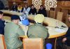 DIV Com reviewing Management of vehicular movement in Srinagar on Friday.