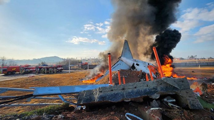 Plane Burst Into Flames After Skidding Off Runway At An Airport In South Korea, Killing At Least 174