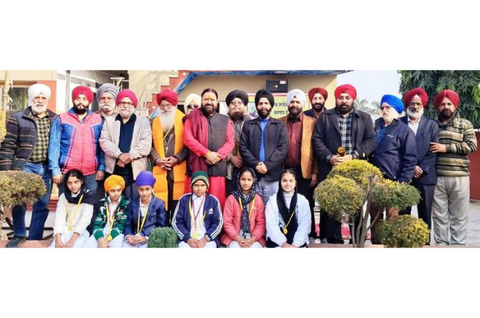 Punjabi Kavi Durbar being held in Miran Sahib area of Jammu South on Tuesday.