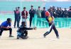 Softball players in action during a match at MA Stadium on Saturday. -Excelsior/Rakesh