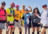 Jammu runners posing for group photograph during Jaisalmer Border Ultra.