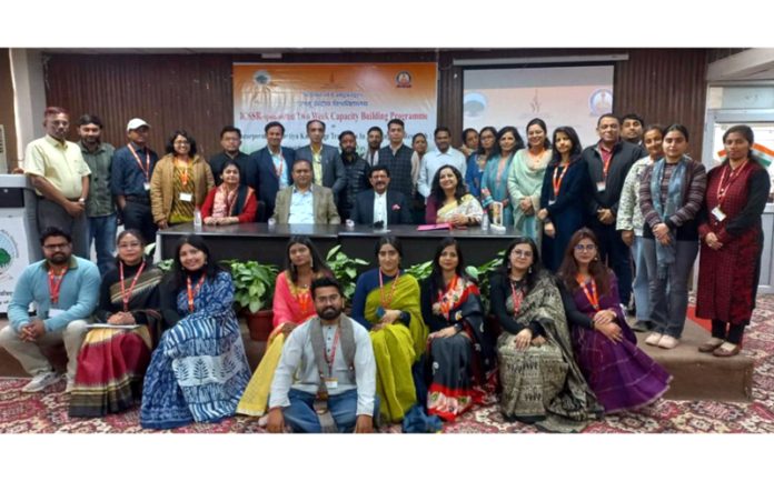 Participants of ICSSR-sponsored Capacity Building Programme at CUJ.