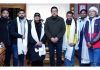 Chairman/CEC Leh, Adv. Tashi Gyalson posing alongwith officials of KIWG at Leh.