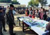 Col. Kashish Wadhwa inspecting a stall during 62nd Foundation Day of Kendriya Vidyalaya Sangathan.