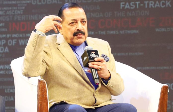 Union Minister Dr. Jitendra Singh at an exclusive session during the 