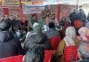 MLA Salman Sagar addressing Gram Sabha at Saidpora.