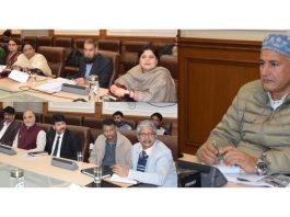 Cooperative Minister chairing a meeting on Wednesday.