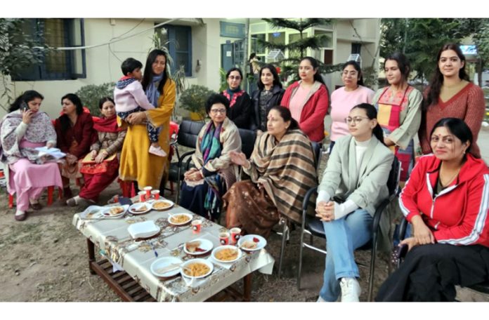 Prof Neelu Rohmetra at the inaugural of extension of cooperative mess at JU girls’ hostel.