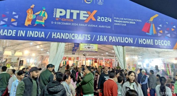 Visitors at J&K Pavilion.