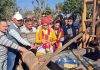 MLA Jasrota, Rajiv Jasrotia commissioning Water Supply Scheme (WSS) at Hatli on Friday.